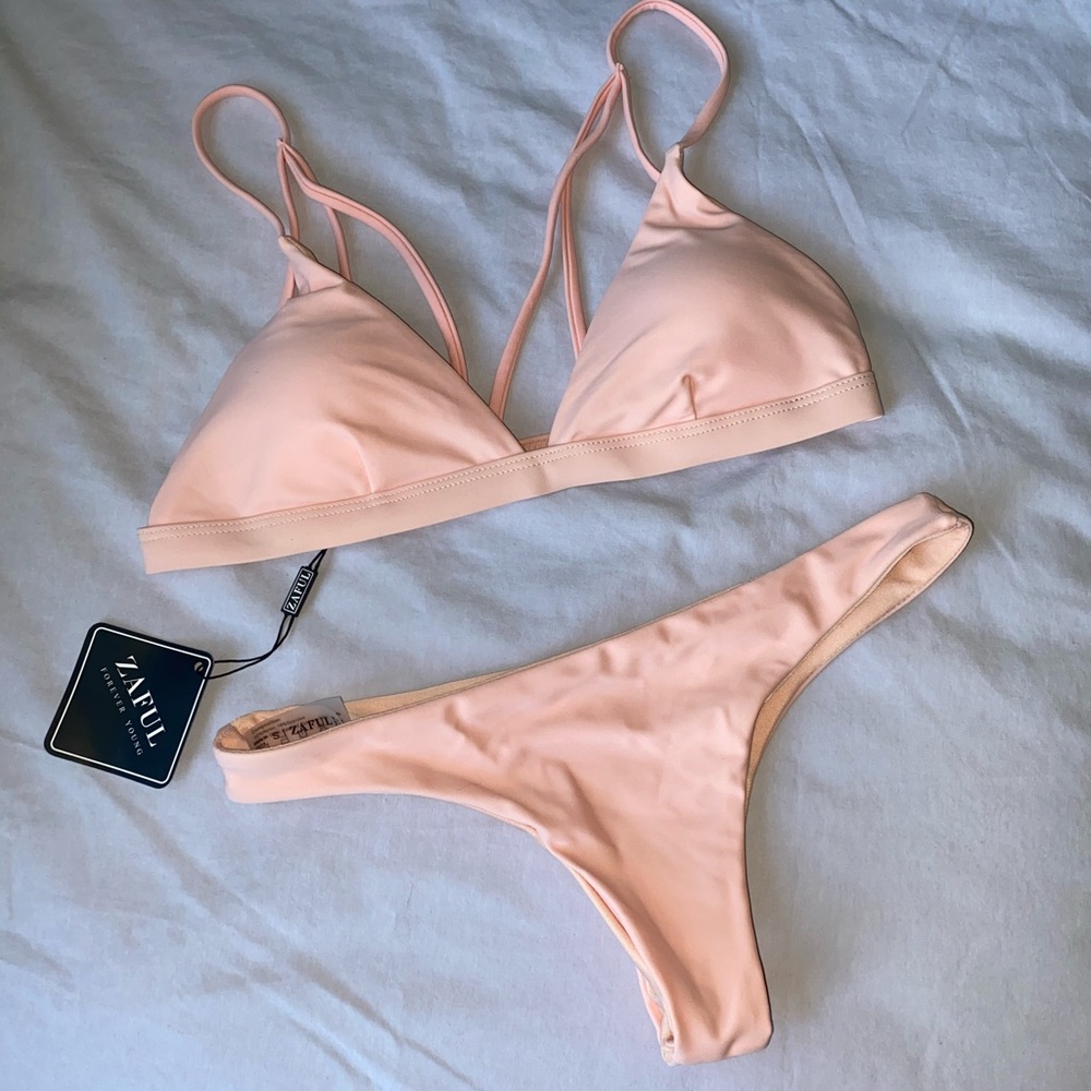 Zaful Pink bikini set